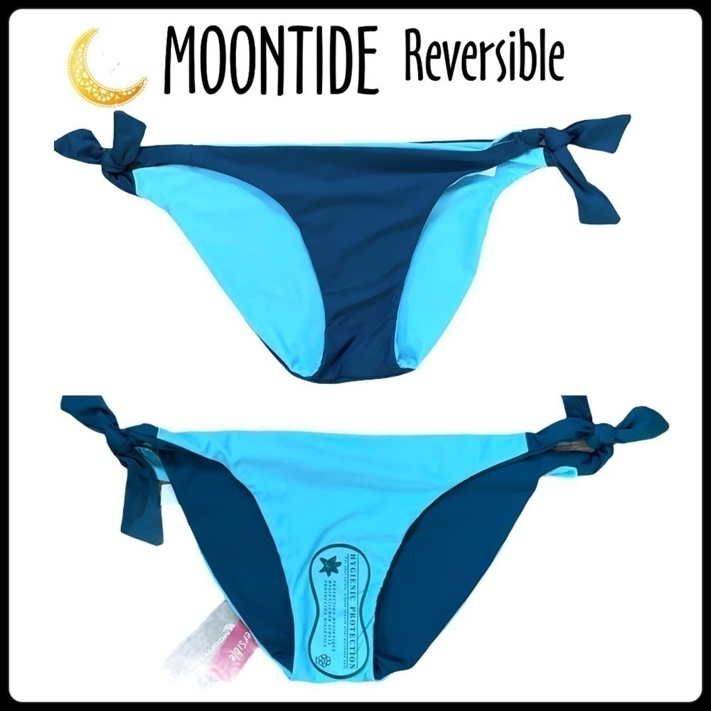 MOONTIDE Reversible Side Tie Bikini Bottom
